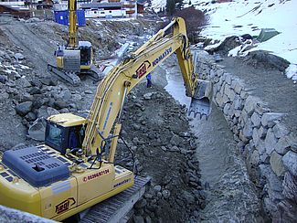 Bachbettverbauung Venter Ache Ötztal
