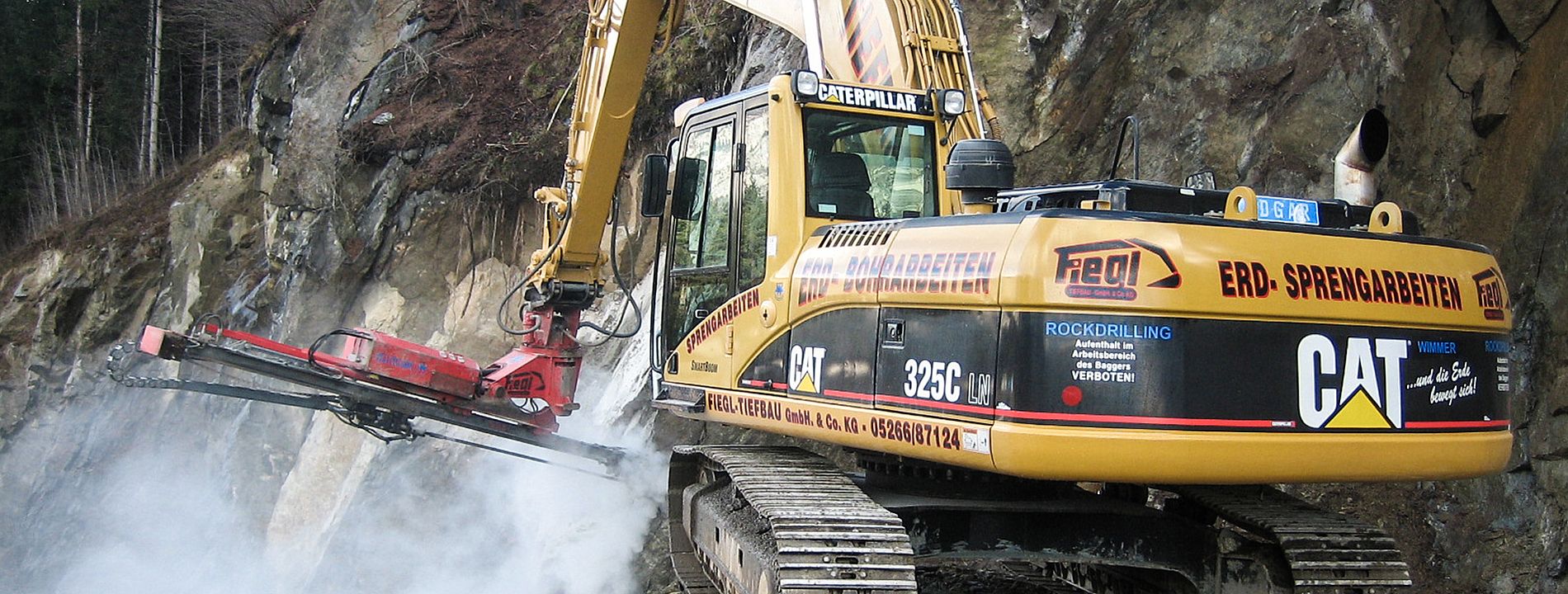 Sprengarbeiten Fiegl Tiefbau