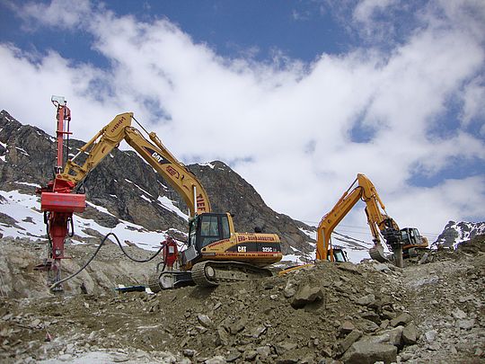 Erdbau Ötztaler Gletscher