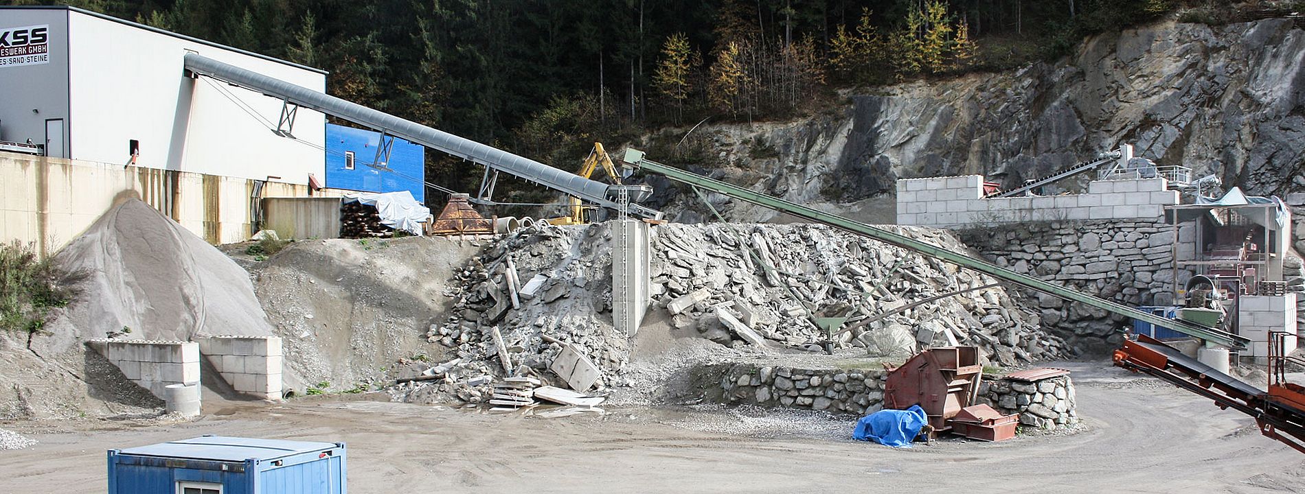 Recyclinganlage KSS Kieswerk Ötztal Bahnhof
