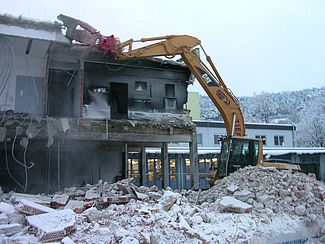 Abbrucharbeiten Postgarage - Imst / Tirol