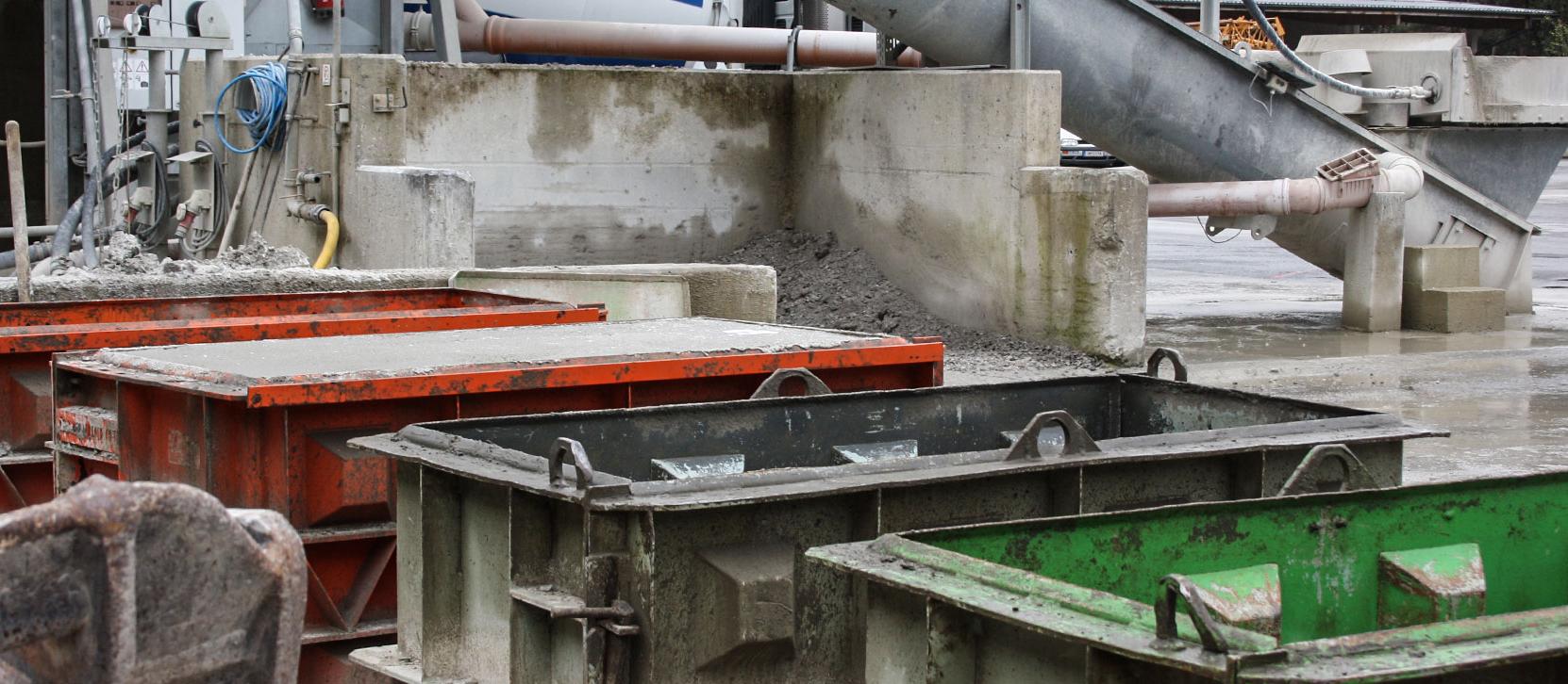 Betonwürfel von Fiegl Tiefbau in Tirol